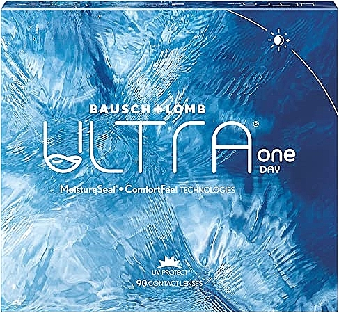 Soczewki jednodniowe, krzywizna 8,6 mm, 90 szt. - Bausch & Lomb ULTRA® ONE DAY — Zdjęcie N1