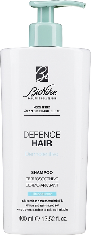 Delikatny szampon do włosów - BioNike Defence Hair Shampoo Dermosoothing  — Zdjęcie N1