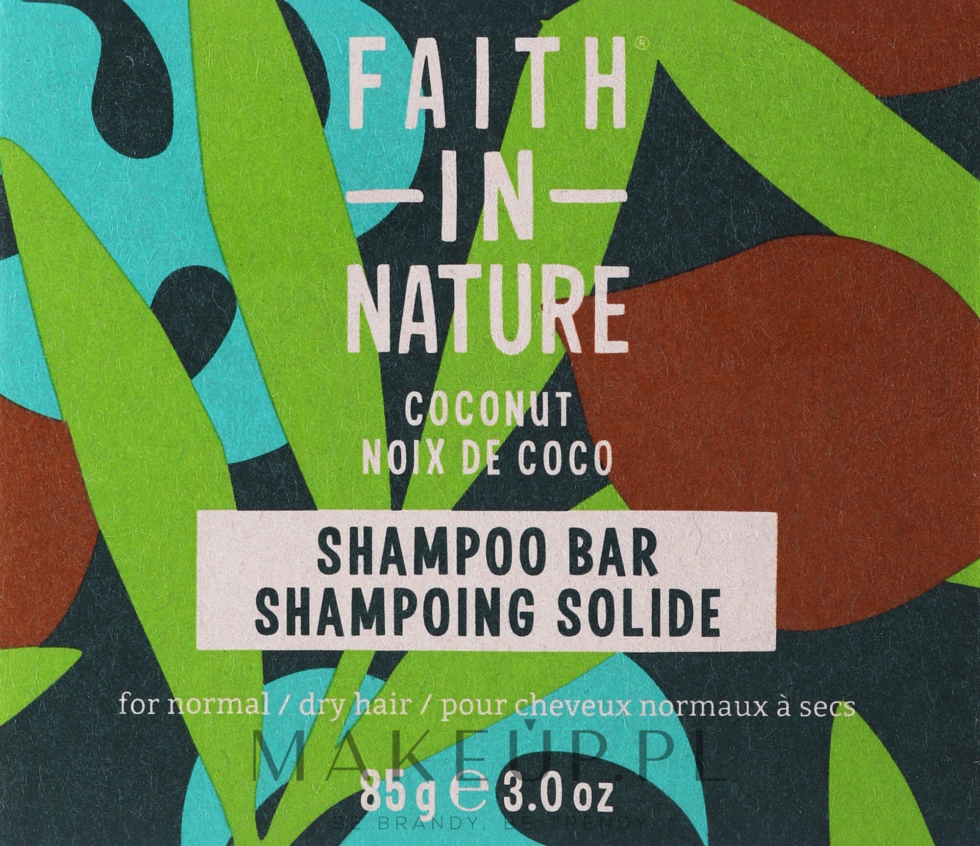 Szampon w kostce - Faith In Nature Coconut & Shea Butter Shampoo Bar — Zdjęcie 85 g