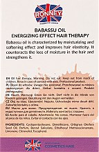 Olej babassu do włosów - Ronney Professional Babassu Oil Energizing Effect Hair Therapy — Zdjęcie N3
