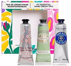 Zestaw - L'Occitane My Essential Hand Cream Trio (h/cr/3x30ml) — Zdjęcie N1