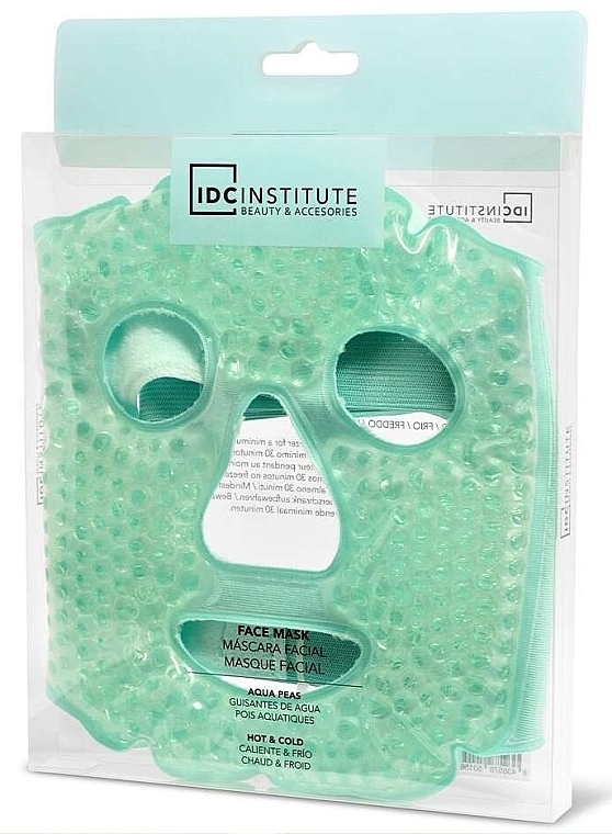 Maska na twarz, zielona - IDC Institute Face Mask Aqua Peas — Zdjęcie N1