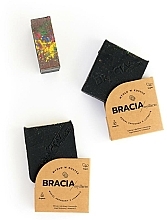 Mydło z węglem drzewnym, kokosem i lukrecją - Bracia Mydlarze Solid Soap Charcoal Coconut with Licorice — Zdjęcie N3