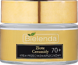 Ultranaprawczy krem przeciwzmarszczkowy do cery dojrzałej i wrażliwej - Bielenda Golden Ceramides Anti-Wrinkle Cream 70+ — Zdjęcie N2