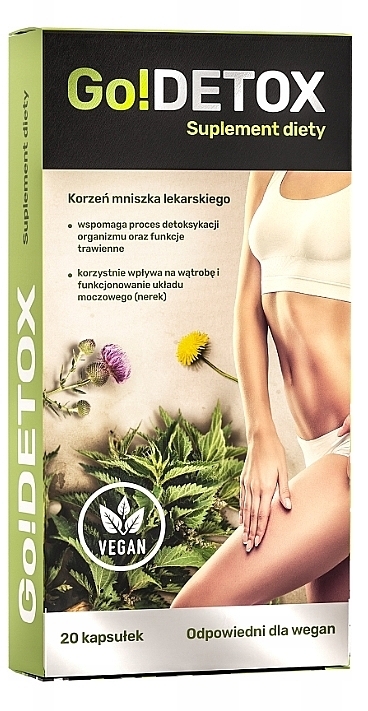 PRZECENA! Suplement diety Detox, kapsułki - Noble Health Go!Detox * — Zdjęcie N1