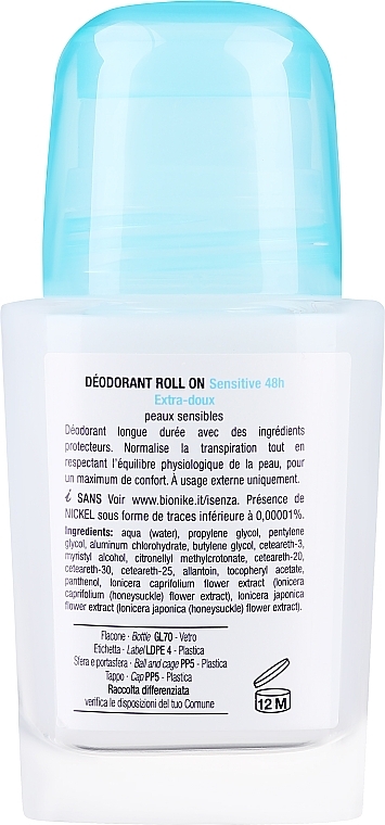 Dezodorant w kulce bez alkoholu - BioNike Defence Deo Sensitive 48H Extra Delicate — Zdjęcie N2