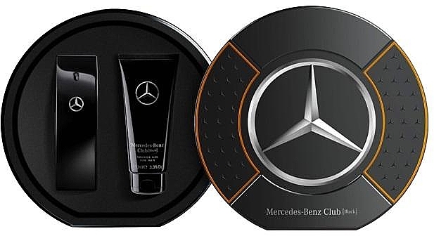 Mercedes-Benz Mercedes-Benz Club Black - Zestaw (edt 100 ml + sh/gel 100 ml) — Zdjęcie N1