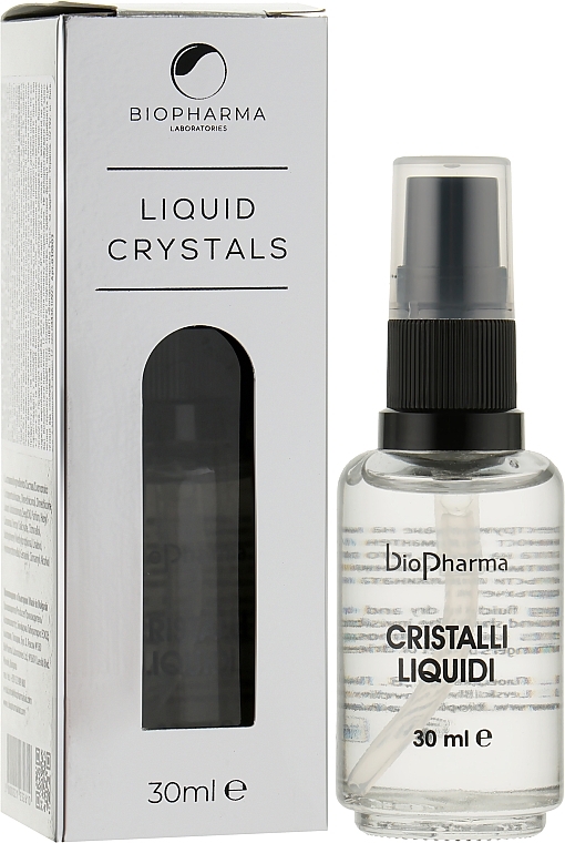 Olejek do włosów z olejem lnianym i pantenolem - Biopharma Bio Oil Crystals — Zdjęcie N2