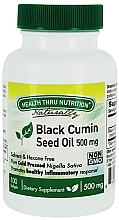 Kup PRZECENA! Suplement diety z olejem z czarnuszki - Health Thru Nutrition Black Cumin Seed Oil 500 Mg *