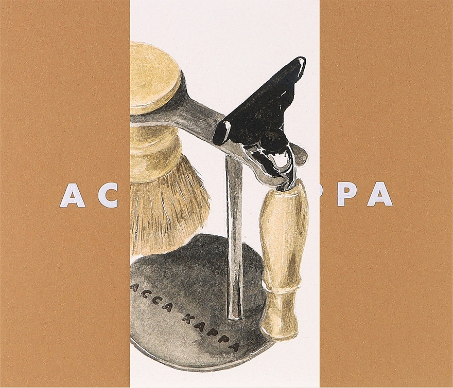 Zestaw do golenia - Acca Kappa Mach 3 Set (razor/1pc + brush/1pc + stand/1pc) — Zdjęcie N3