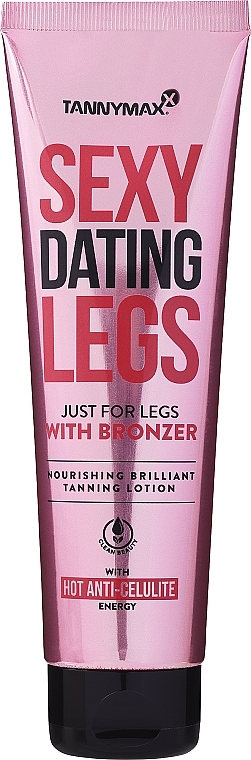 Odżywczy balsam do opalania nóg, o działaniu antycellulitowym - Tannymaxx Sexy Dating Legs With Bronzer Anti-Celulite Very Dark Tanning + Hot Bronzer — Zdjęcie N1