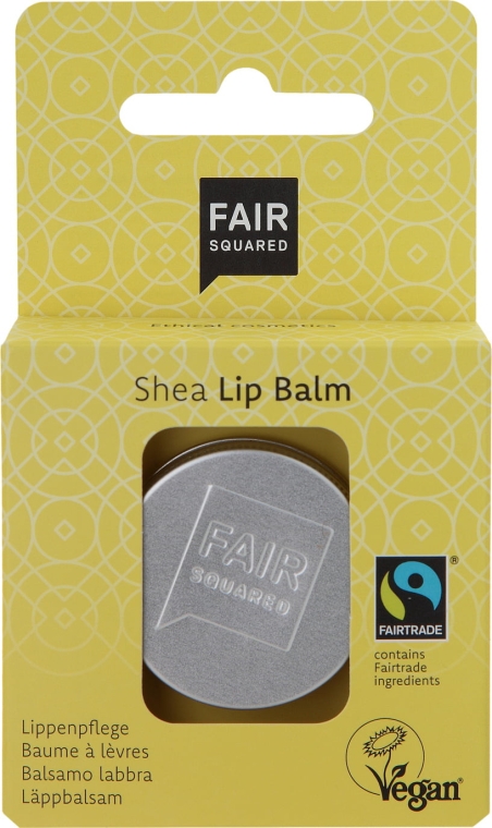 Balsam do ust Wanilia - Fair Squared Lip Balm Shea — Zdjęcie N1