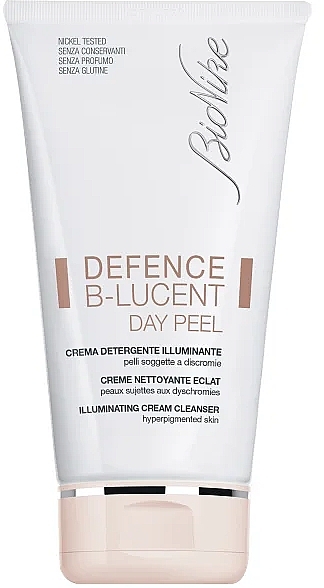Świecący krem oczyszczający - BioNike Defense B-Lucent Day-Peel Illuminating Cleansing Cream — Zdjęcie N1