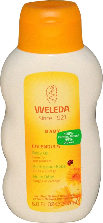 Nagietkowy olejek do ciała dla dzieci - Weleda Calendula Baby Oil — Zdjęcie N1
