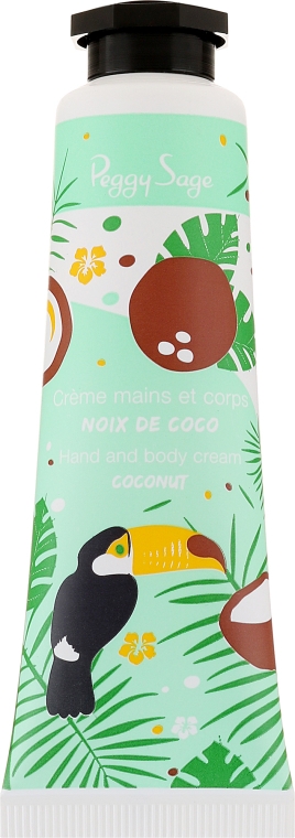Krem do rąk i ciała Kokos - Peggy Sage Coconut Hand And Body Cream — Zdjęcie N1