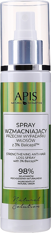 Wzmacniający spray przeciw wypadaniu włosów - APIS Professional Natural Solution Hair Mist — Zdjęcie N1