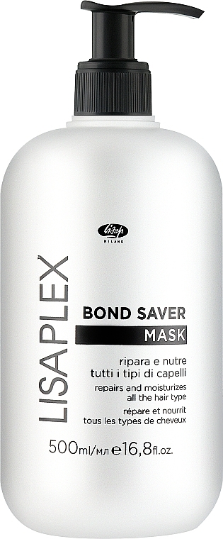 Maska do włosów - Lisap Lisaplex Bond Saver Mask — Zdjęcie N3