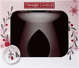 Kup Zestaw - Yankee Candle Snow Globe Wonderland Gift Set (aromalamp/1pcs + wax/melt/3x22g)