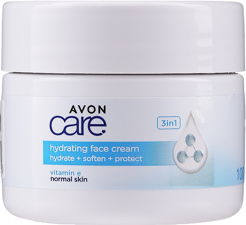 Nawilżający krem ​​do twarzy - Avon Care Hydrating Face Cream 3 In 1 — Zdjęcie N1
