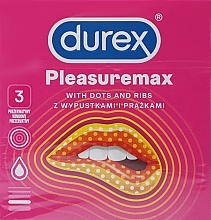 Kup Prezerwatywy, 3 szt. - Durex Pleasuremax