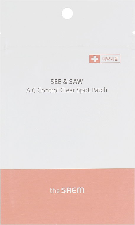 Przeciwzapalne plastry na zmiany trądzikowe - The Saem See & Saw A.C Control Spot Patch