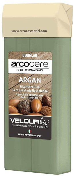 Wosk do depilacji Argan - Arcocere Professional Wax Argan Bio Roll-On Cartidge — Zdjęcie N1