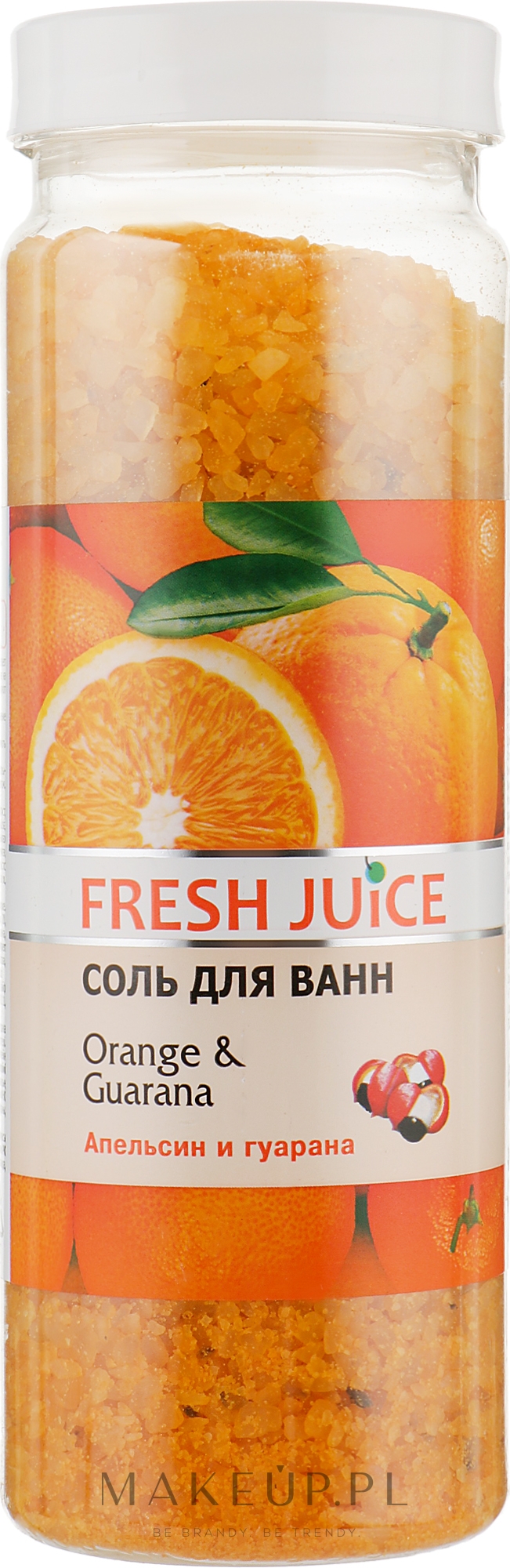 Sól do kąpieli - Fresh Juice Orange and Guarana — Zdjęcie 700 g