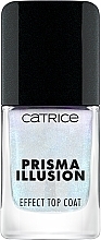 Top coat do paznokci z efektem pryzmatycznym - Catrice Prisma Illusion Effect Galactic Dust Top Coat — Zdjęcie N2