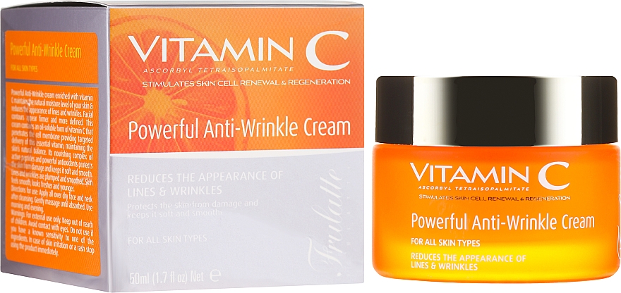 Przeciwzmarszczkowy krem do twarzy - Frulatte Vitamin C Powerful Anti Wrinkle Cream  — Zdjęcie N1