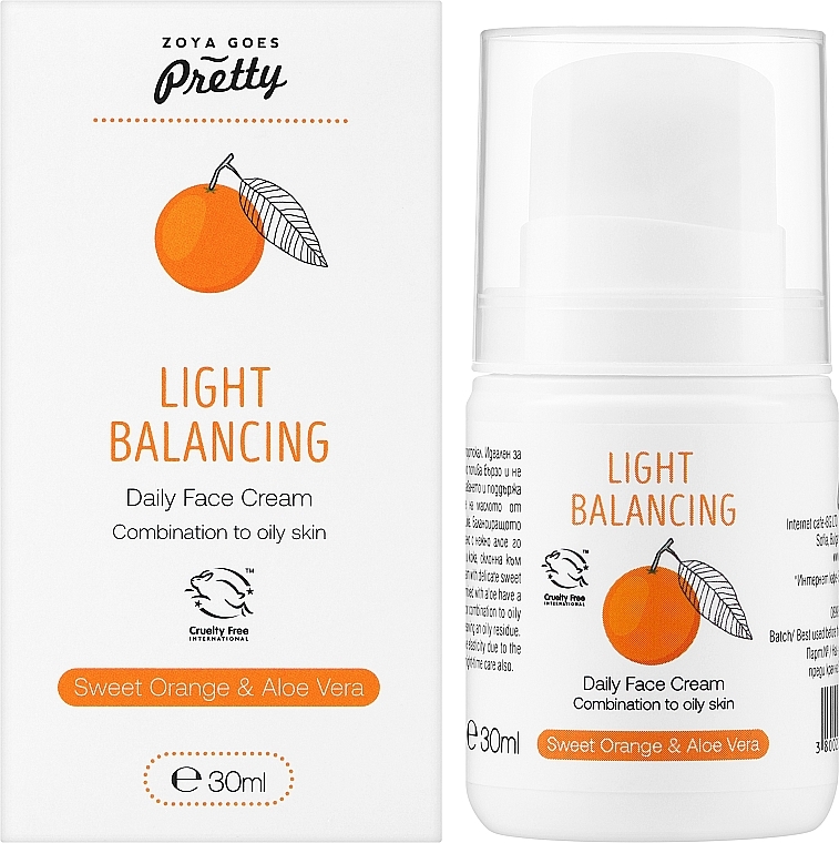 Lekki równoważący krem do twarzy na dzień - Zoya Goes Light Balancing Daily Face Cream  — Zdjęcie N2
