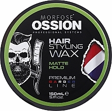 Kup Matujący wosk do włosów - Morfose Ossion Matte Hold Hair Styling Wax