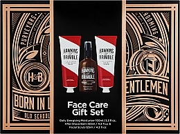 Zestaw prezentowy do pielęgnacji twarzy - Hawkins & Brimble Face Gift Box (wash/150ml + scrub/125ml + moist/100ml) — Zdjęcie N1
