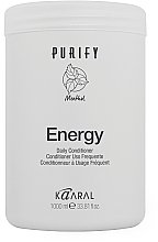 Energetyczny krem-odżywka z mentolem do włosów i skóry głowy - Kaaral Purify Energy Conditioner — Zdjęcie N2