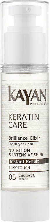 Eliksir diamentowy do wszystkich rodzajów włosów - Kayan Professional Keratin Care Brilliance Elixir