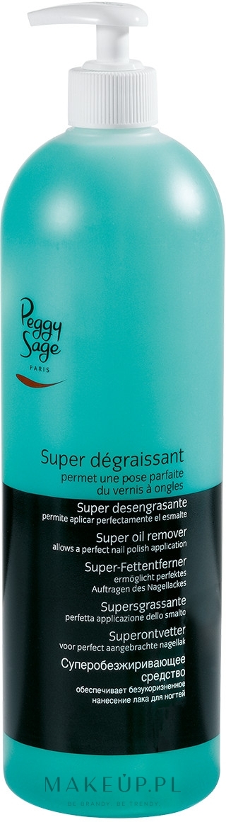 Super zmywacz do odtłuszczania paznokci - Peggy Sage Super Oil Remover — Zdjęcie 1000 ml