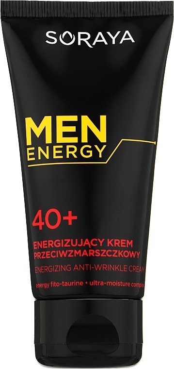 Energizujący krem przeciwzmarszczkowy dla mężczyzn 40+ - Soraya Men Energy — Zdjęcie N1