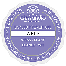 Żel do paznokci - Alessandro International French Gel White — Zdjęcie N1