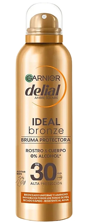 Bronzer w sprayu - Garnier Delial Ideal Bronze SPF 30 — Zdjęcie N1