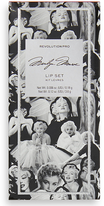 Zestaw - Revolution Pro Set For Lips X Marilyn Nude (lipstick/3.6g + lip/pen/0.18g) — Zdjęcie N2