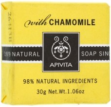 Naturalne mydło w kostce Rumianek - Apivita Soap with Chamomile — Zdjęcie N3