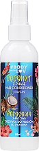 Kup Dwufazowa odżywka do włosów bez spłukiwania z olejem kokosowym - Body With Love 2-Phase Hair Confitioner Coconut