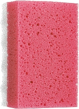 Gąbka prysznicowa kwadratowa, duża, czerwona - LULA — Zdjęcie N1