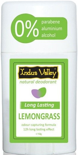Dezodorant w sztyfcie Trawa cytrynowa - Indus Valley Lemongrass Deodorant Stick