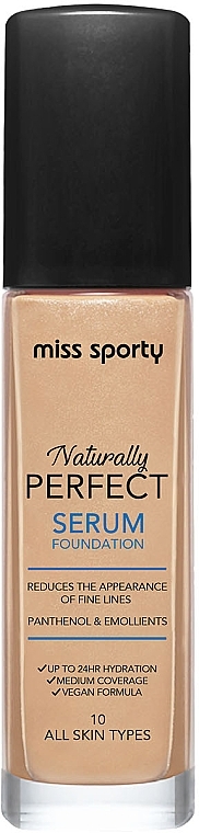 Podkład - Miss Sporty Naturally Perfect Serum Foundation — Zdjęcie N1