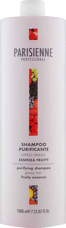 Szampon owocowy do włosów - Parisienne Italia Purifying Shampoo Greasy Hair Fruity Essence