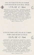 Cerruti 1881 Pour Femme - Zestaw (edt 50 ml + sh/gel 75 ml) — Zdjęcie N3