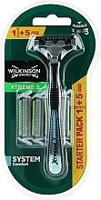 Kup Maszynka do golenia + 5 wymiennych ostrzy - Wilkinson Sword Xtreme3 Hybrid