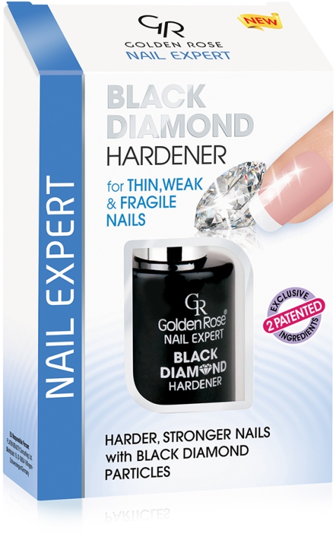 Odżywka wzmacniająca paznokcie - Golden Rose Nail Expert Black Diamond Hardener