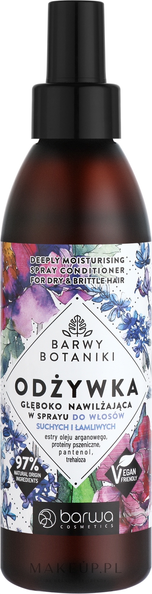 Odżywka w sprayu do włosów suchych - Barwa Barwy Botaniki — Zdjęcie 250 ml