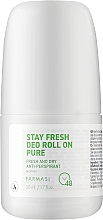 Dezodorant-antyperspirant w rolce dla kobiet - Farmasi Stay Fresh Deo Roll-on Pure — Zdjęcie N1